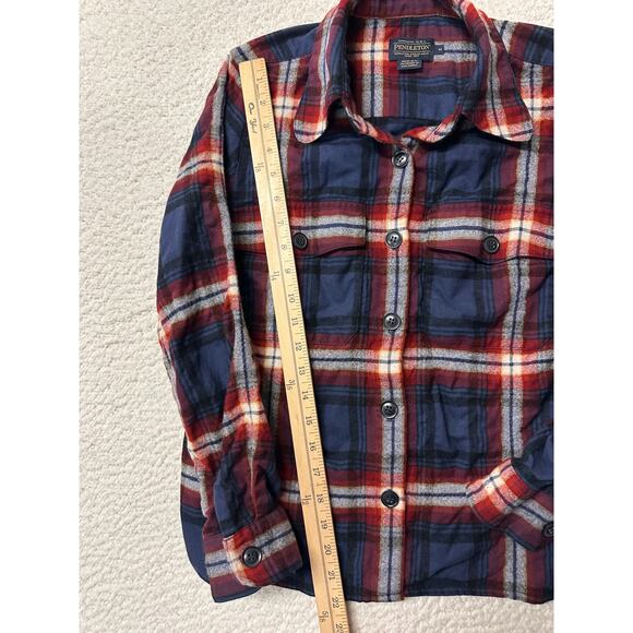 Pendleton Womens Long Sleeve Button Down Plaid Flannel Shirt Small - Picture 4 of 7